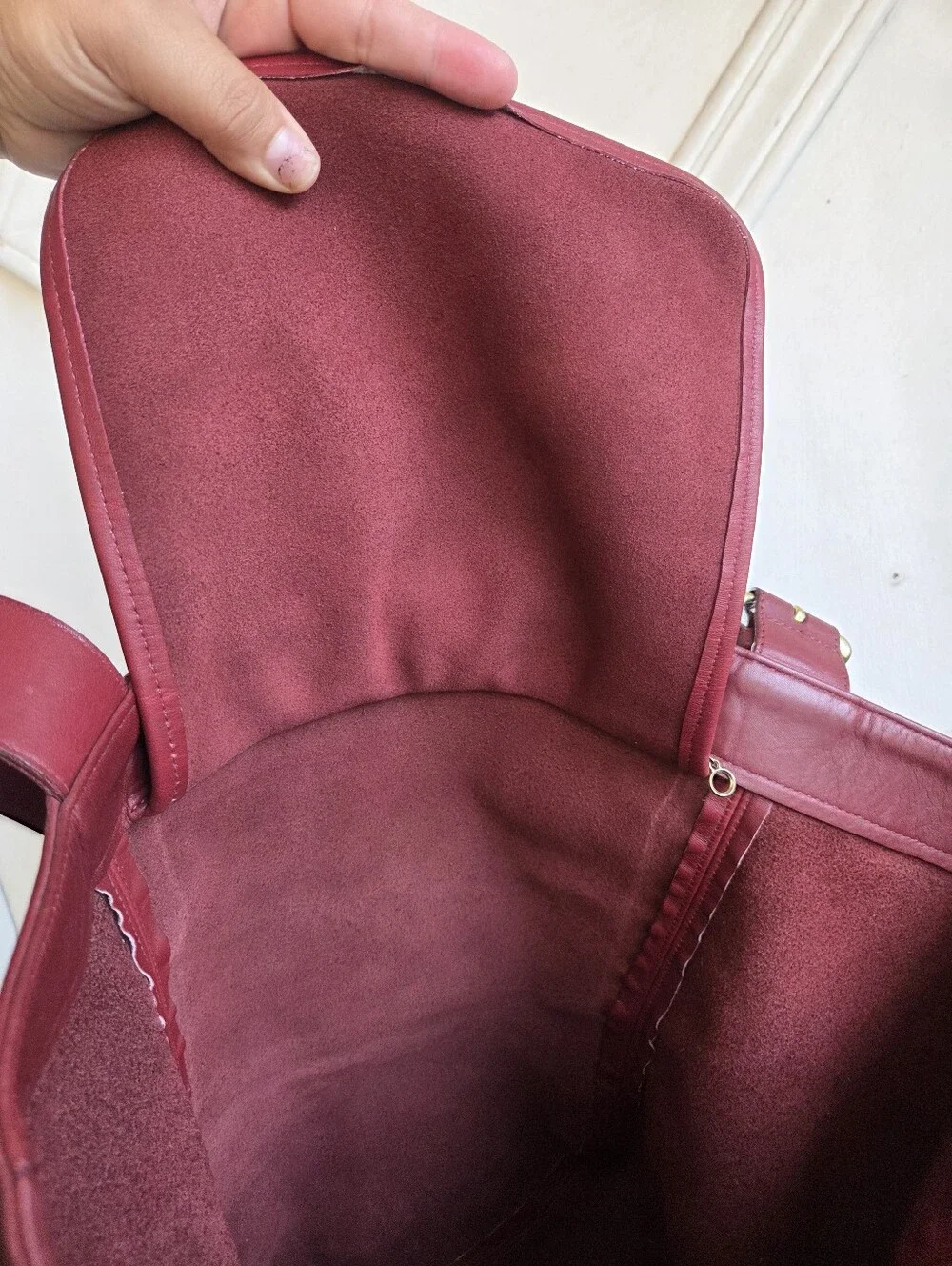 Vintage Coach Red Soho Tote XL Duffle 4082🔥❤️